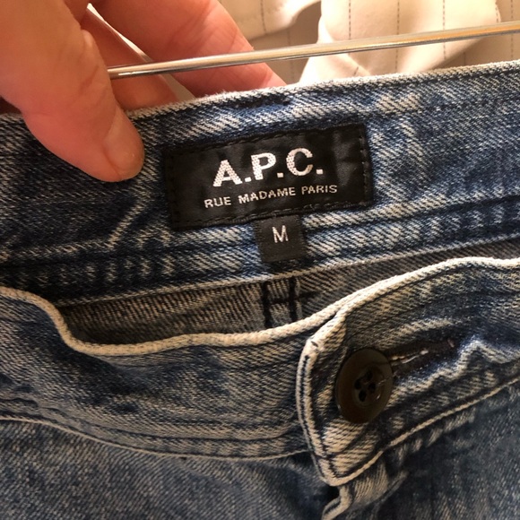 A.P.C. Jeans Sz Md (10-12 see measurements) - Picture 3 of 4
